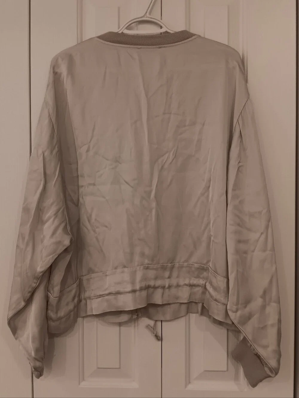 Genuine Silk Bomber Jacket - Made in Italy